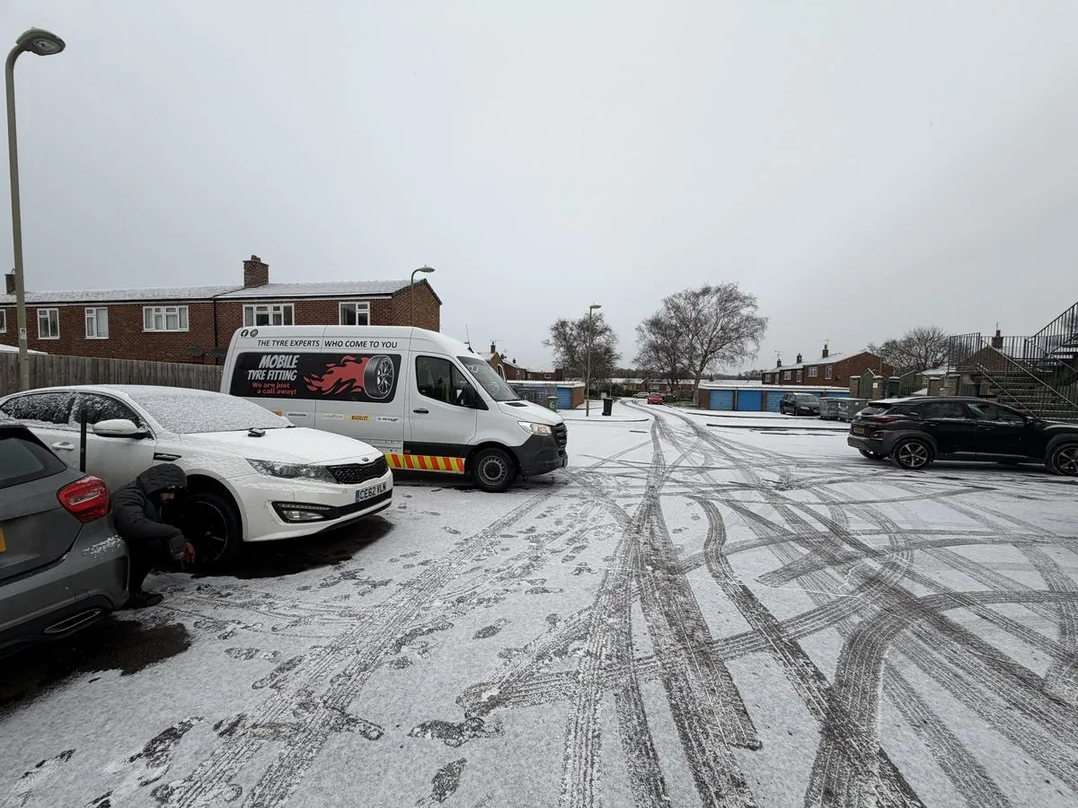 Snow callout - the service does not stop for weather